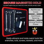 🚗🛠️High-Performance Magnetic Leather Tool Storage Mat