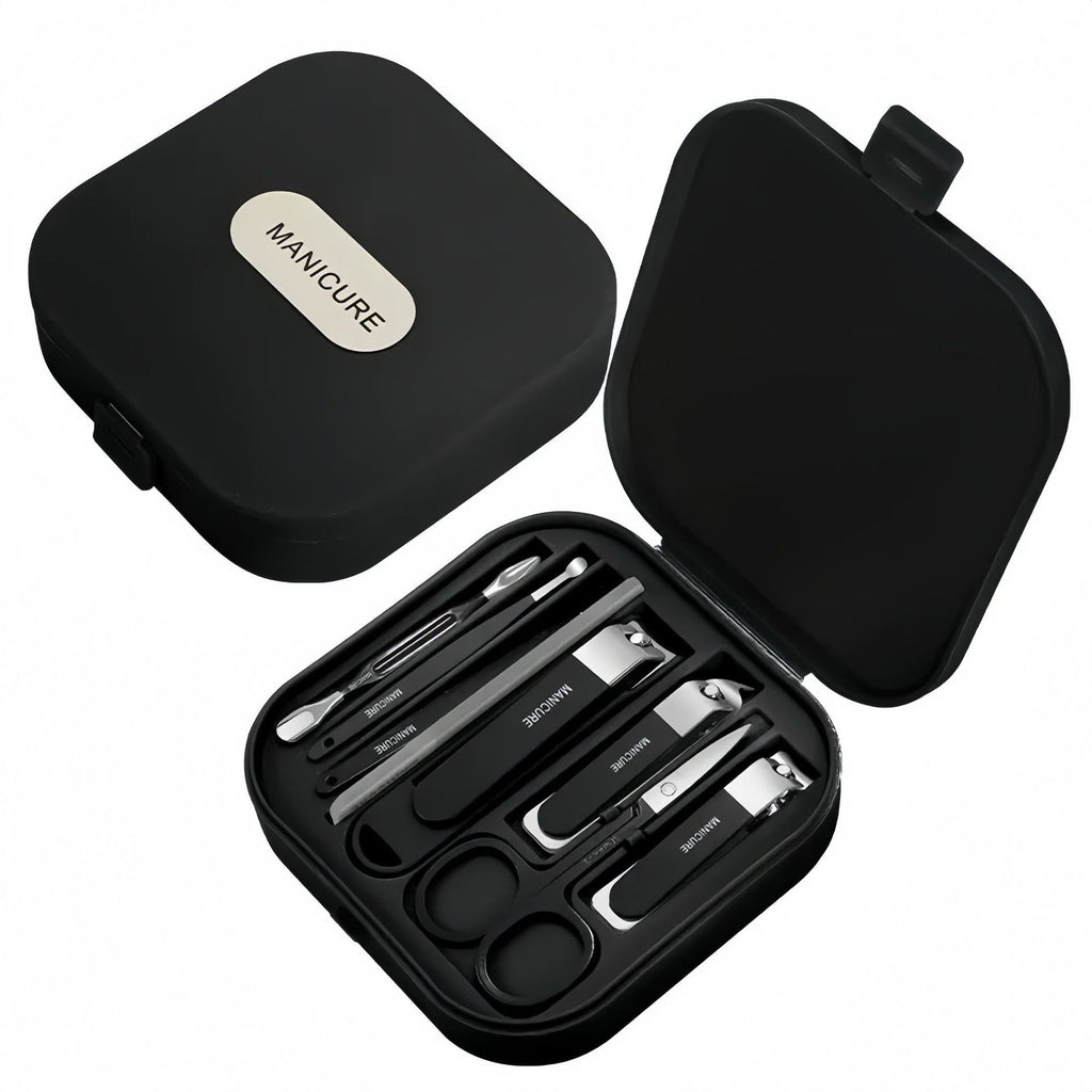 🤚✨Draagbare spatwaterdichte premium manicureset (8-delig)