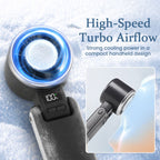 Instant Cooling Anywhere – Portable Turbo Fan🧊