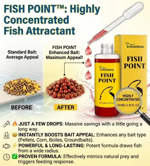 🎣 Concentrated fish attractant  – 🐟 Fast-acting formula for red worms