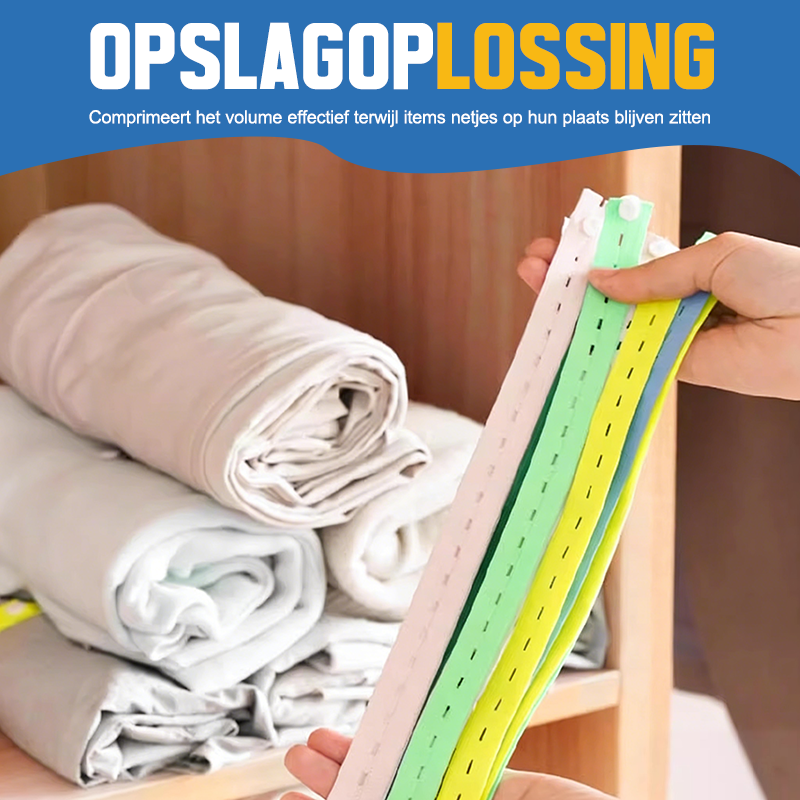 🥼Verstelbare elastische banden voor het opbergen van kleding en dekens