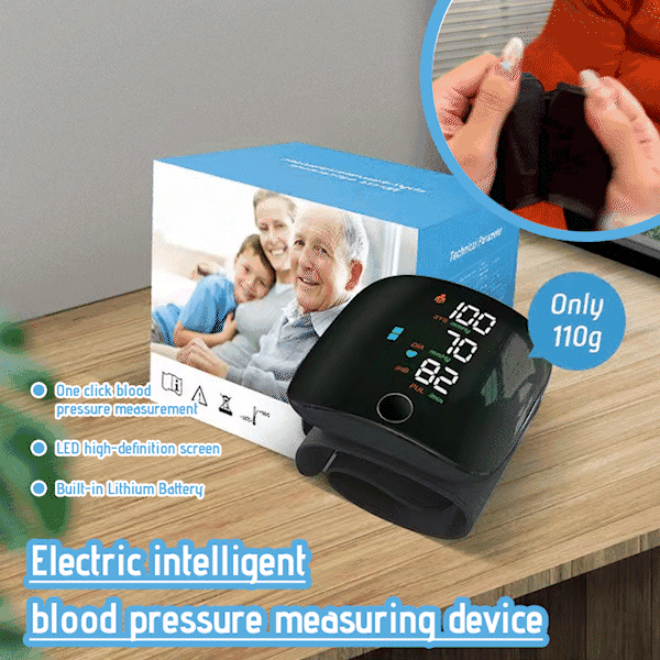 💥Tijdelijk 50% korting🩸Volautomatische, intelligente polsbloeddrukmeter met touchscreen