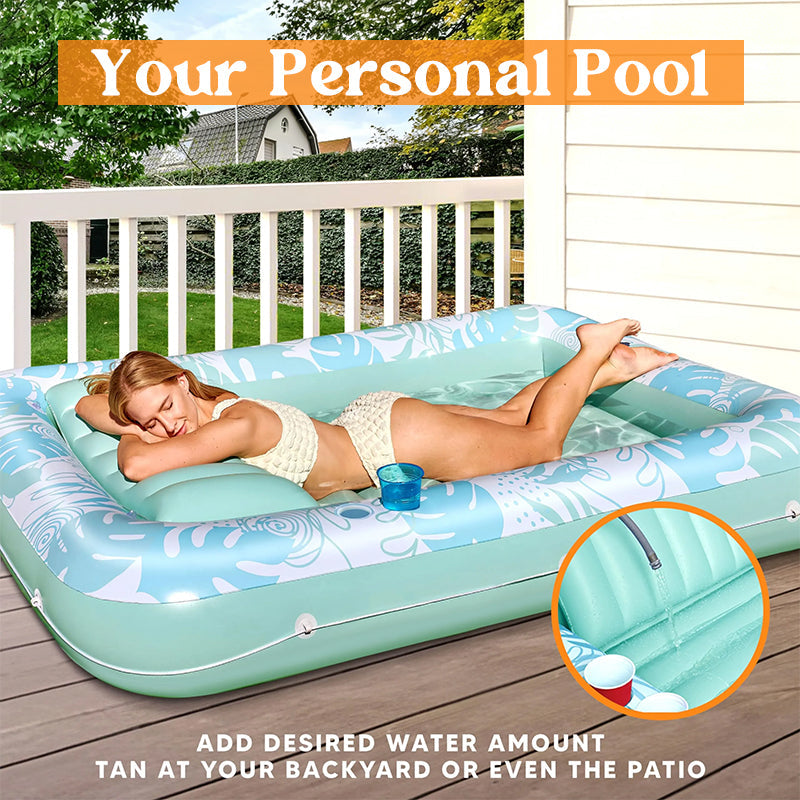 Outdoor Inflatable Floating Bed Pool & Inflatable Swimming Pool