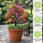 💐Artificial Eucalyptus and Violet Ground-Insert Floral Decoration
