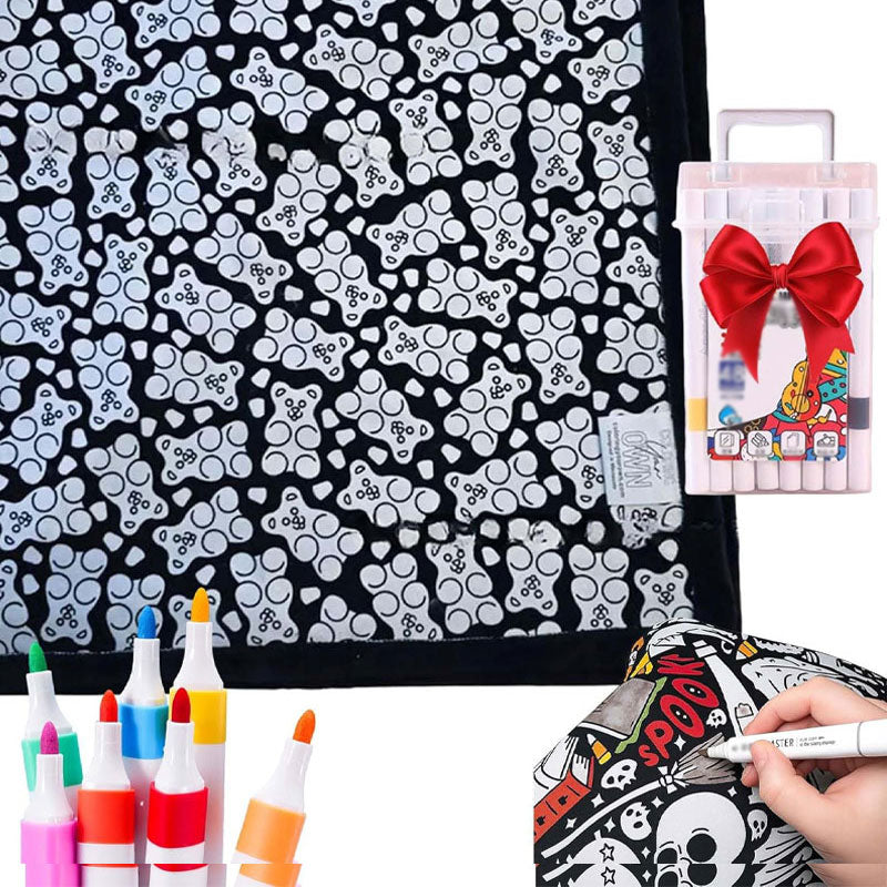💥Facebook bestverkochte producten🎨✨DIY Handgemaakte kleurrijke creatieve lamswollen deken