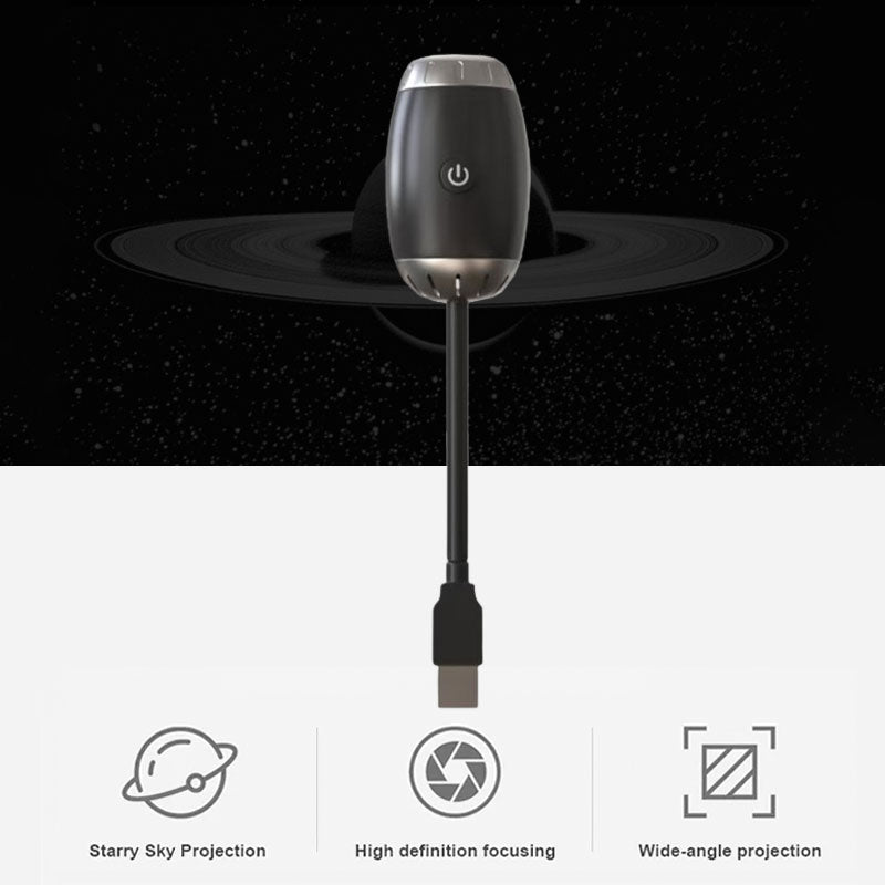 🌌  Galaxy Starry Sky Projection Mood Light—Perfect for Rooms, Cars, and Camping