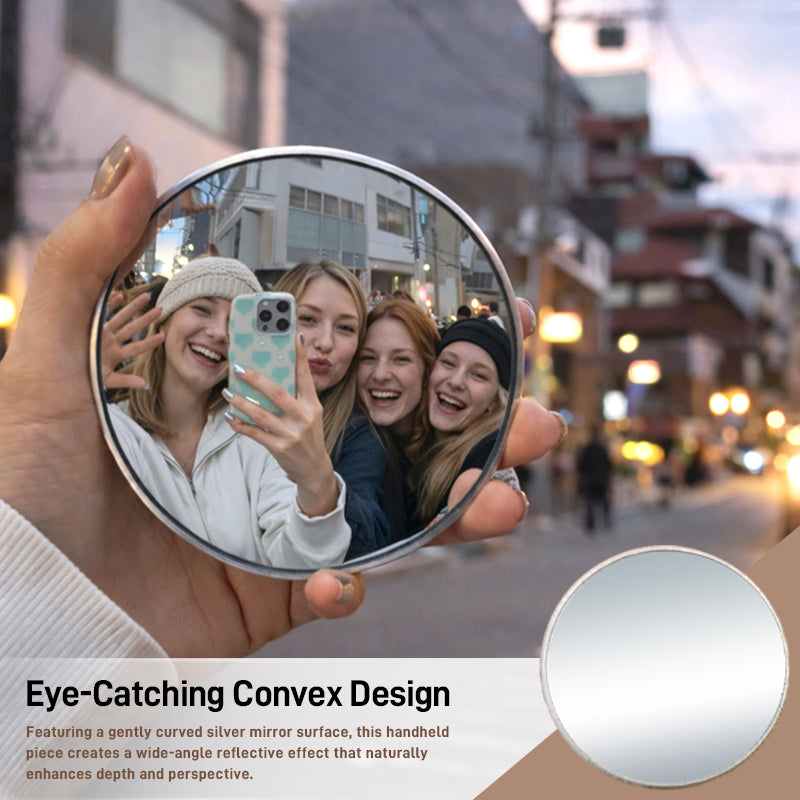 💥Koop 1 en krijg 2 gratis✨ Handspiegel met bolle reflectie · Reisfoto-accessoire