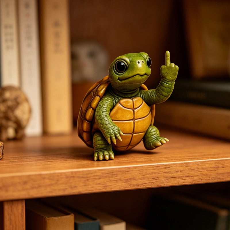 🖕Fun Mini Middle Finger Animal Statues - Unique & Humorous Desk Decor