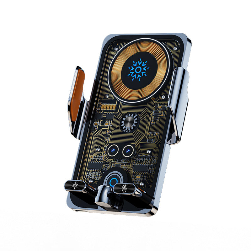 💥Nummer 1 in wekelijkse verkoop✨2-in-1 slimme autotelefoonhouder met draaifunctie en draadloze oplader