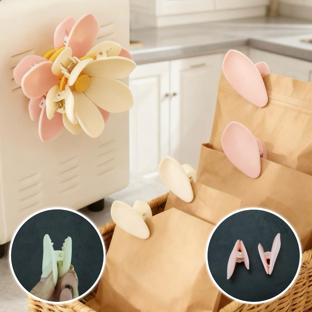 🌸Cherry blossom pattern magnetic decorative refrigerator magnets & packaging clips