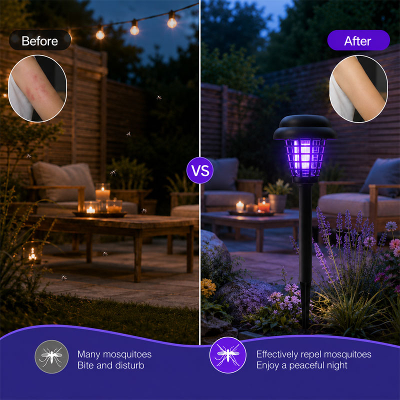 Solar Outdoor Mosquito Killing Lighting Decorative Lamp