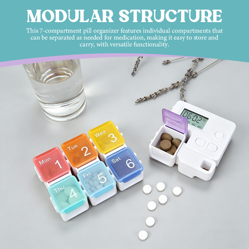The Best Gift for Your Elders🎁Smart Electronic Pillbox with Timed Reminders