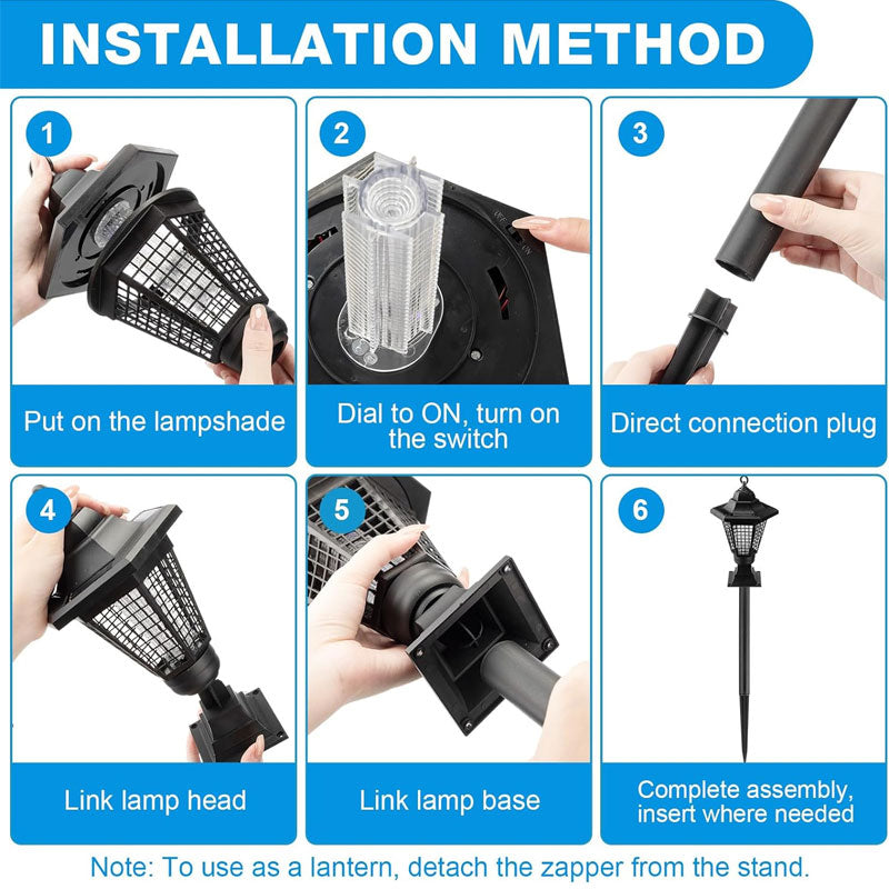 Solar Outdoor Mosquito Killing Lighting Decorative Lamp