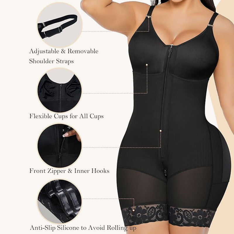 Zipper Tummy Control & Butt Lifting Bodysuit 💃✨