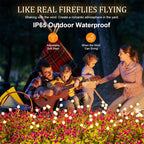 ✨ Solar LED Firefly Garden Lights 🌼
