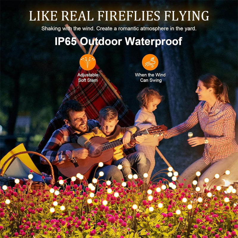 ✨ Solar LED Firefly Garden Lights 🌼