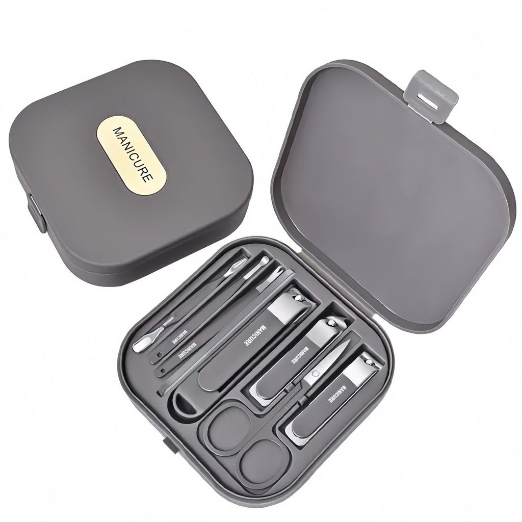 🤚✨Draagbare spatwaterdichte premium manicureset (8-delig)