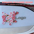 🚗🌸3D-harsstickers voor auto's - Met ontwerpen van perzikbloesem/kersenbloesem