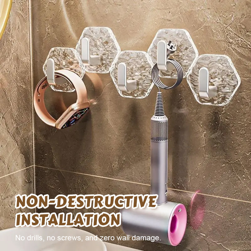 Luxury Glacier Ripple Self-Adhesive Hooks⭐