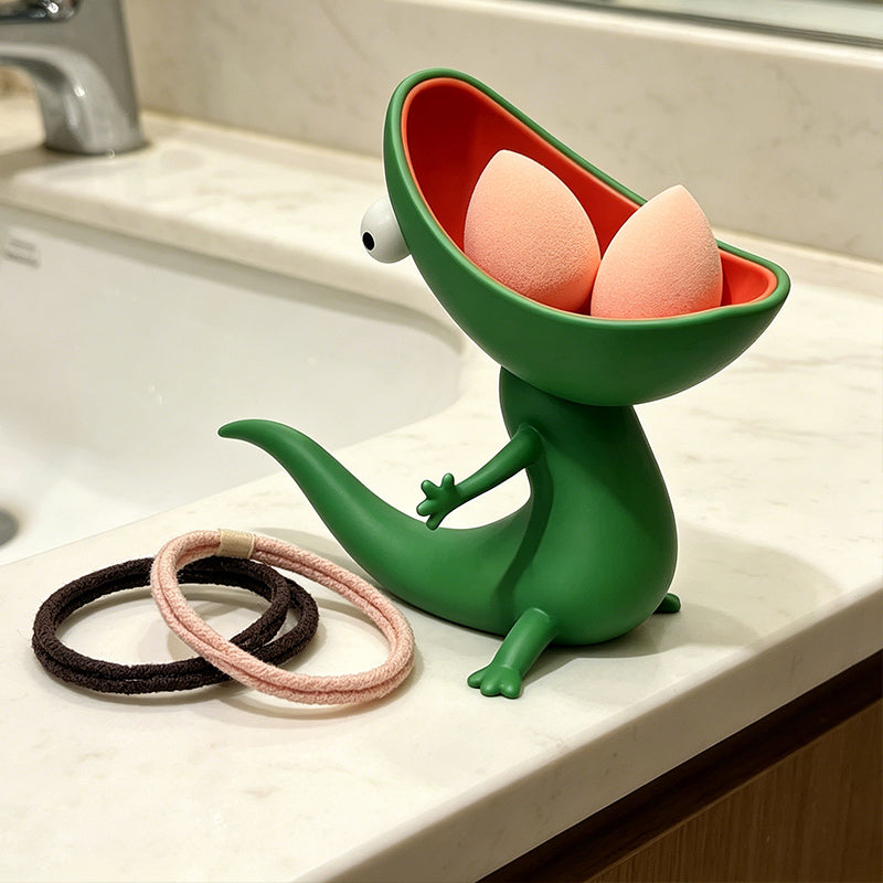 🦎Lizard-shaped soap box/key box/desktop ornament