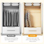 👖👗Multifunctioneel opvouwbaar broekenrek met meerdere niveaus