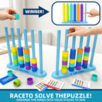 Creative And Fun Color Matching Stacking Puzzle Party Game Toy