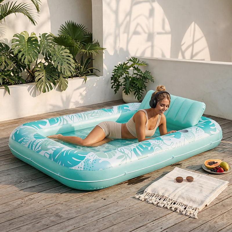 Outdoor Inflatable Floating Bed Pool & Inflatable Swimming Pool