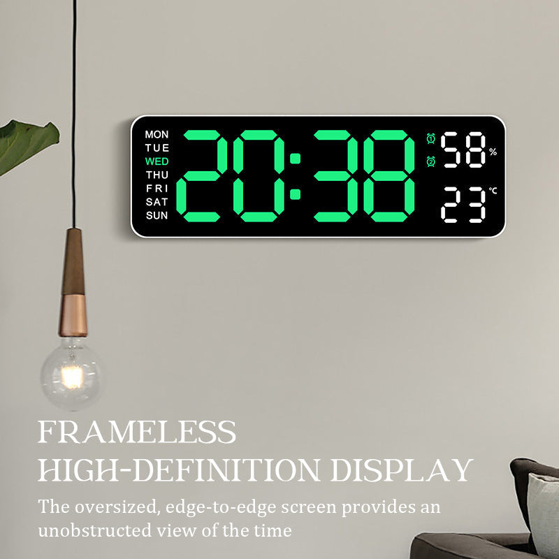 Simple And Multifunctional Frameless Electronic Clock⏲