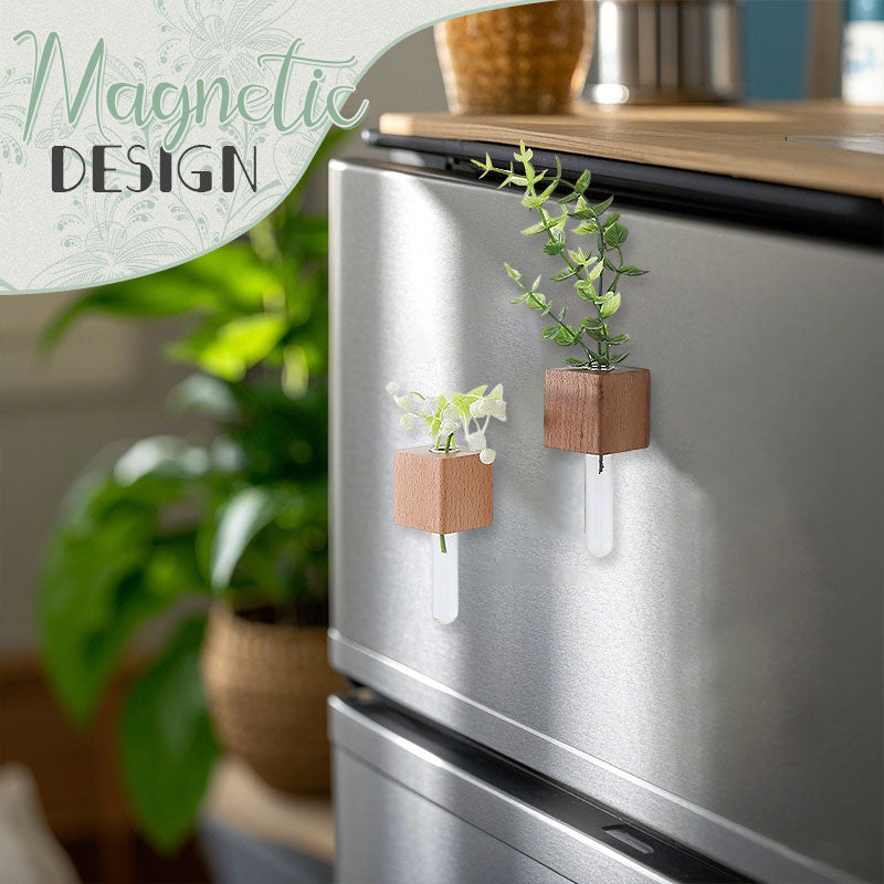 💥Vandaag 1+1 gratis bij aankoop van 1🌼Wooden Flower Arrangement Refrigerator Magnet🌹