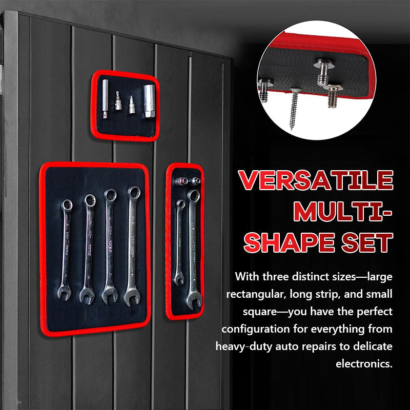 🚗🛠️High-Performance Magnetic Leather Tool Storage Mat