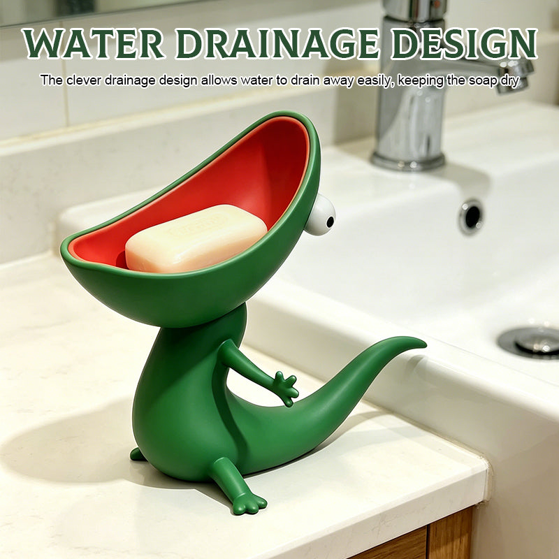 🦎Lizard-shaped soap box/key box/desktop ornament