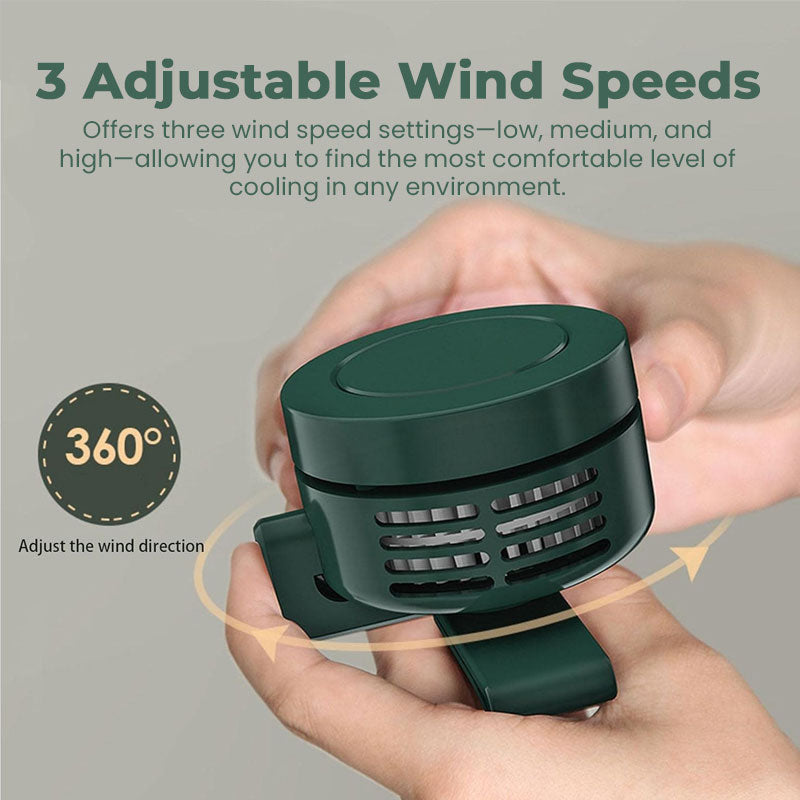 Portable Waist-Clip Fan