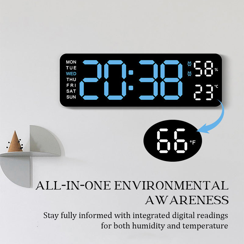 Simple And Multifunctional Frameless Electronic Clock⏲