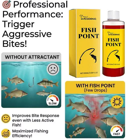 🎣 Concentrated fish attractant  – 🐟 Fast-acting formula for red worms
