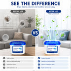 Multifunctional Air Freshener Dust Remover Box Eliminates Odors Reduces Humidity