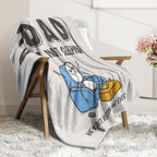 "Dad Is Not Sleeping" Fun Flannel Blanket🎁The perfect Father's Day gift