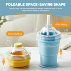 🧊✨2026 Portable Folding Ice Cup with Built-in Straw