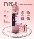 ⭐【5480 positieve recensies】✨Elektrisch Ontharingsapparaat Met dubbel Mesje En Digitaal Display