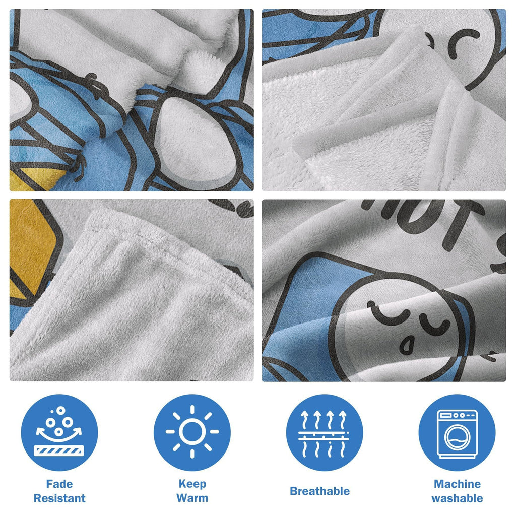 "Dad Is Not Sleeping" Fun Flannel Blanket🎁The perfect Father's Day gift