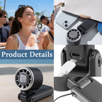 Instant Cooling Anywhere – Portable Turbo Fan🧊