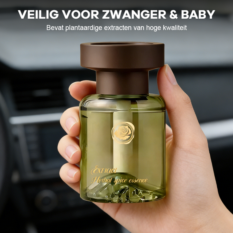 🚗Auto-ontgeurder op basis van plantaardige aromatherapie