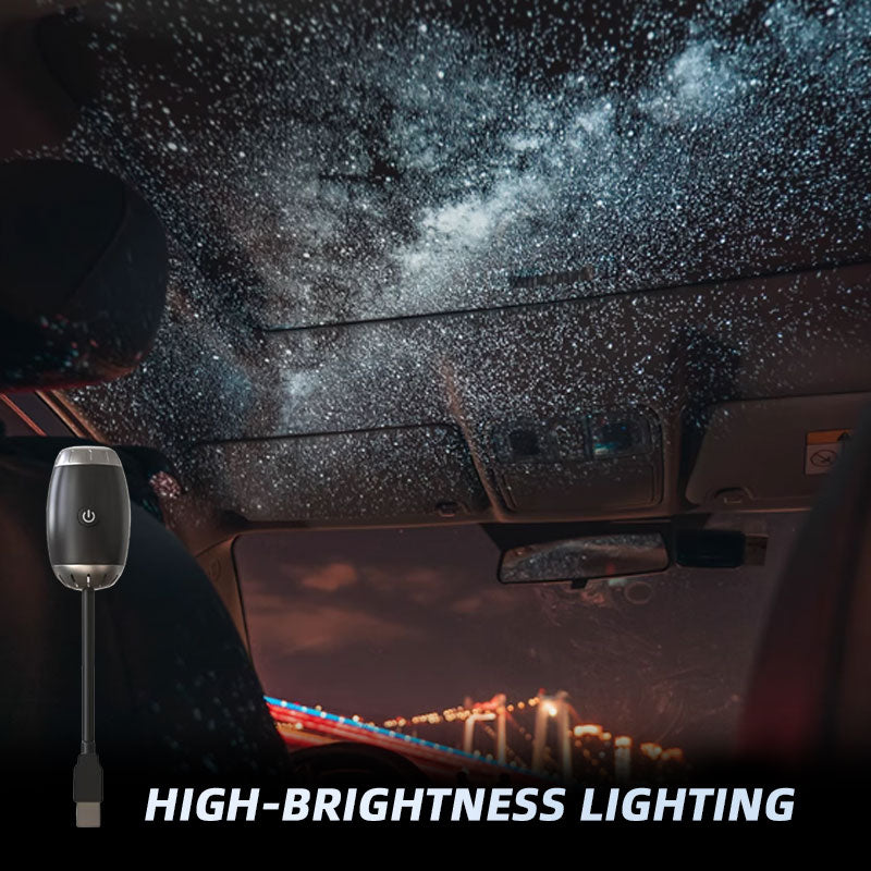 🌌  Galaxy Starry Sky Projection Mood Light—Perfect for Rooms, Cars, and Camping