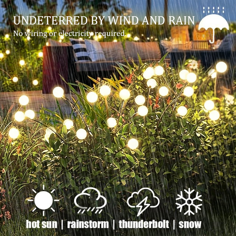 ✨ Solar LED Firefly Garden Lights 🌼