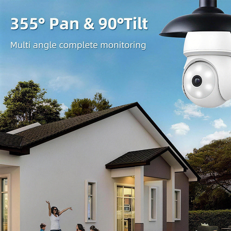 2-Megapixel Home Lighting Bulb Surveillance Camera