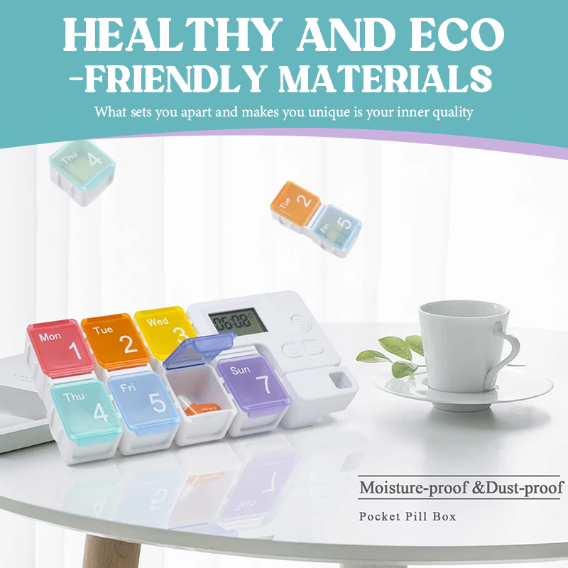 The Best Gift for Your Elders🎁Smart Electronic Pillbox with Timed Reminders