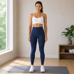 High-Waisted Peach Lift Yoga Leggings – Seamless Naked-Feel Sports Pants