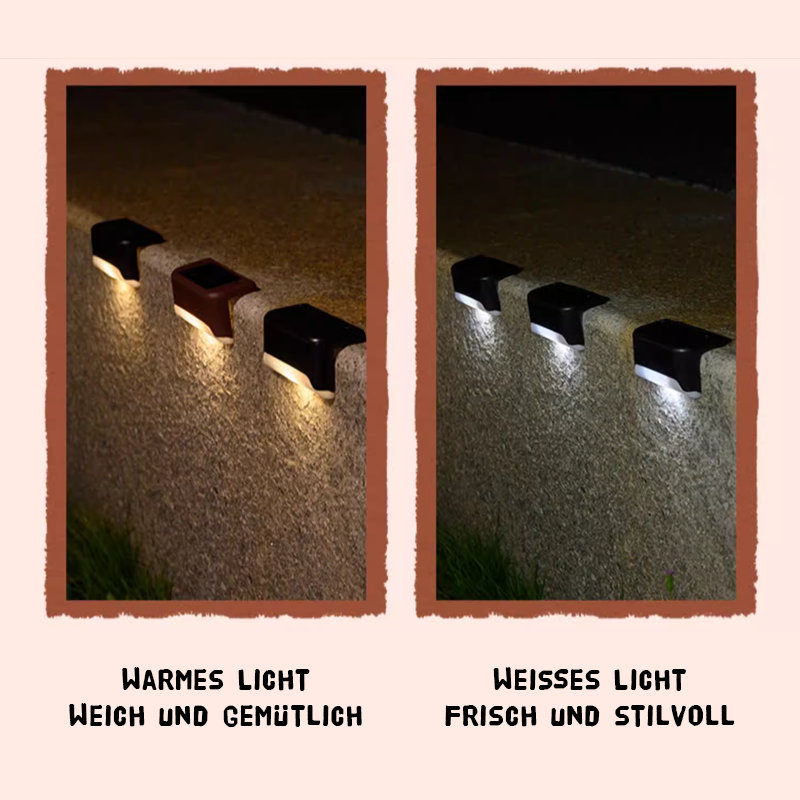 Zonne-traplamp/Zonne-tuinlamp