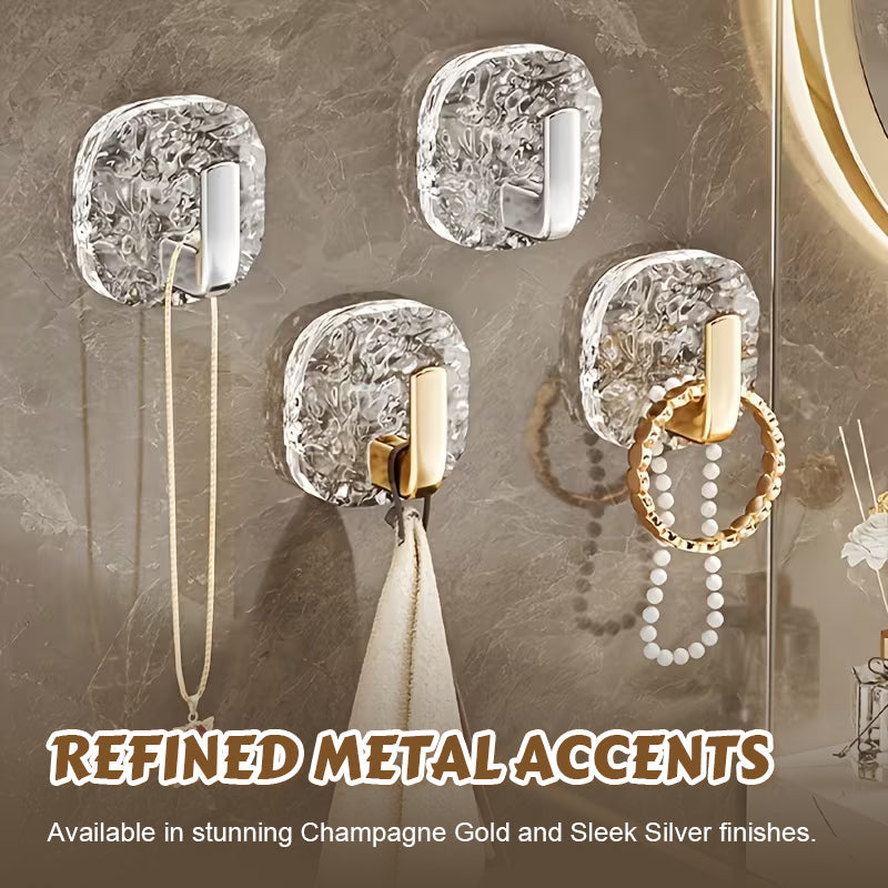 Luxury Glacier Ripple Self-Adhesive Hooks⭐