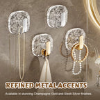 Luxury Glacier Ripple Self-Adhesive Hooks⭐