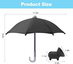 NiqueAura Protection Phone Umbrella for Sun Universal Adjustable Piggy Suction Cup Phone Stand with Sun Shade Cover